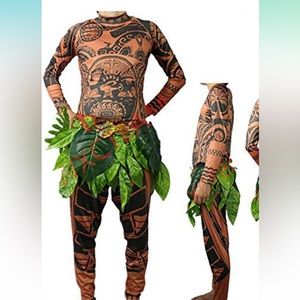 Maui costume from Moana + Wig